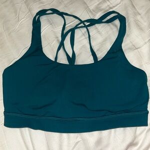 Lululemon energy sports bra size 6. Teal